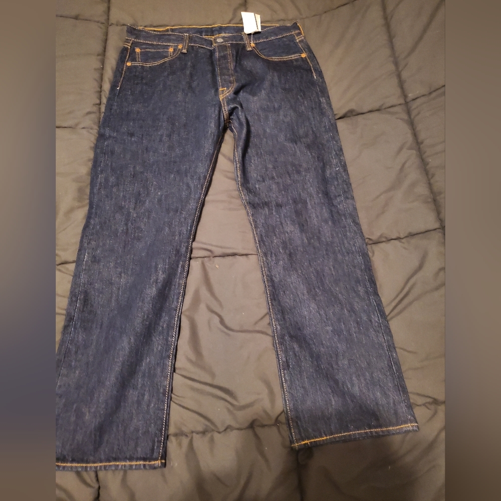 Levi's Men's 501 Original Regular Straight Leg Jeans 36×30 - Picture 2 of 5